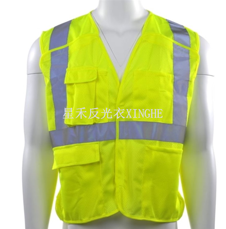 Захисний жилет типу R, клас 2 - на липучці 5-Точкова застібка