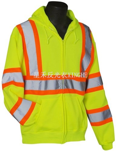 Світшот Hi Vis з капюшоном і контрастними смугами