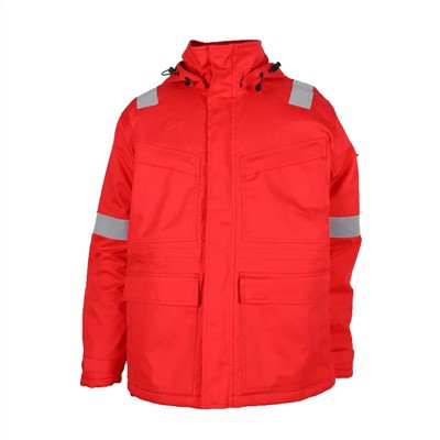 Зимова світловідбиваюча захисна куртка